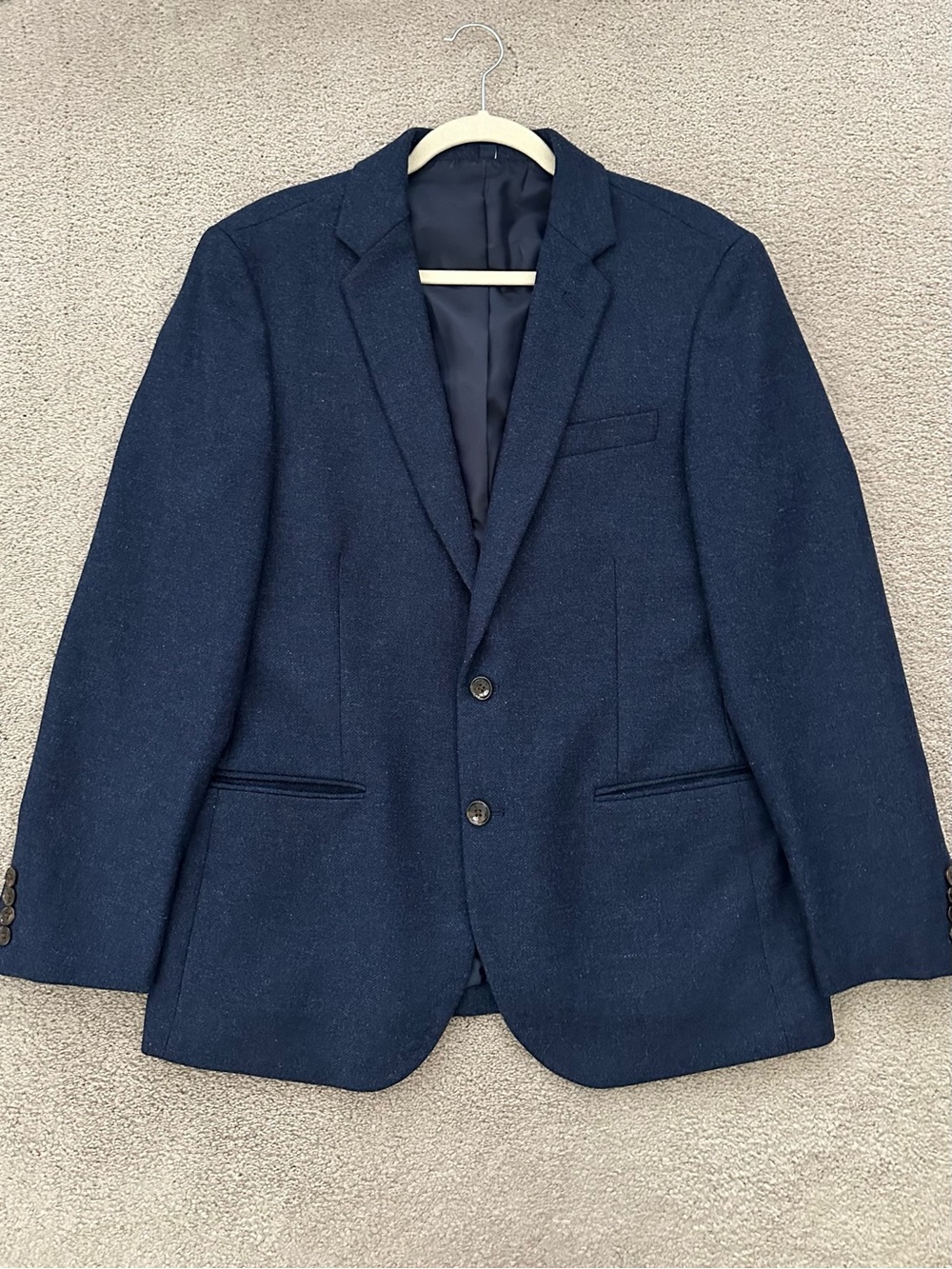 J. Crew Wool Thompson Blazer in Navy Blue - Fall / Office / Tailored - Picture 13 of 15